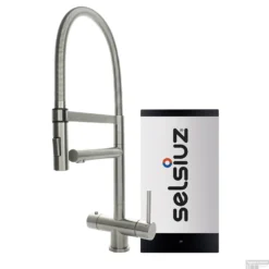 Kokendwaterkraan Selsiuz XL RVS Inclusief Single Boiler