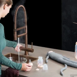 Kokendwaterkraan Selsiuz XL Copper Inclusief Combi Extra Boiler -Exporteren Badkamer Top Winkel kokendwaterkraan selsiuz steel xl inclusief boiler koper sfeer 2