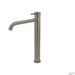 Wastafelkraan Hotbath Laddy Hoog Model Geborsteld Nikkel