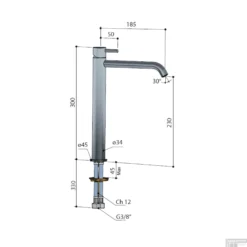 Wastafelkraan Hotbath Laddy Hoog Model Geborsteld Nikkel -Exporteren Badkamer Top Winkel lh003gn wastafelkraan hotbath laddy hoog model geborsteld nikkel tech