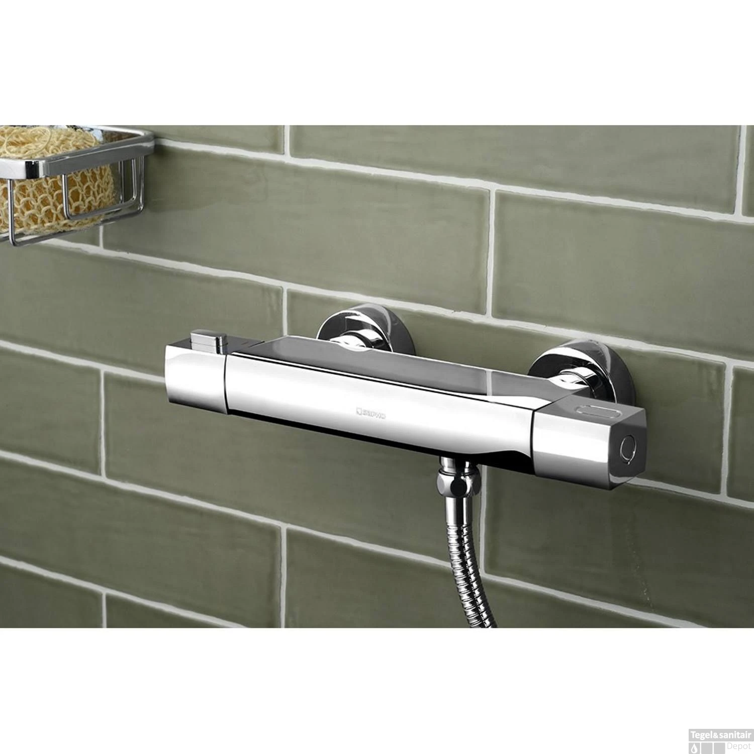 Opbouw Douchekraan Thermostatisch Sapho Mixona 2-knop Chroom 6 Opbouw Douchekraan Thermostatisch Sapho Mixona 2-knop Chroom - Afbeelding 4