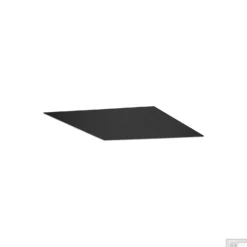 Hoofddouche Showerlicious Lagoo Nesso 30 X 30 Cm RVS Mat Zwart