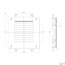 Hoofddouche Showerlicious Lagoo Nesso Met Cascade 43 X 43 Cm RVS Geborsteld Nikkel 5 Hoofddouche Showerlicious Lagoo Nesso Met Cascade 43 X 43 Cm RVS Geborsteld Nikkel -Exporteren Badkamer Top Winkel n2233 tekening 1 2 1 1 1 1