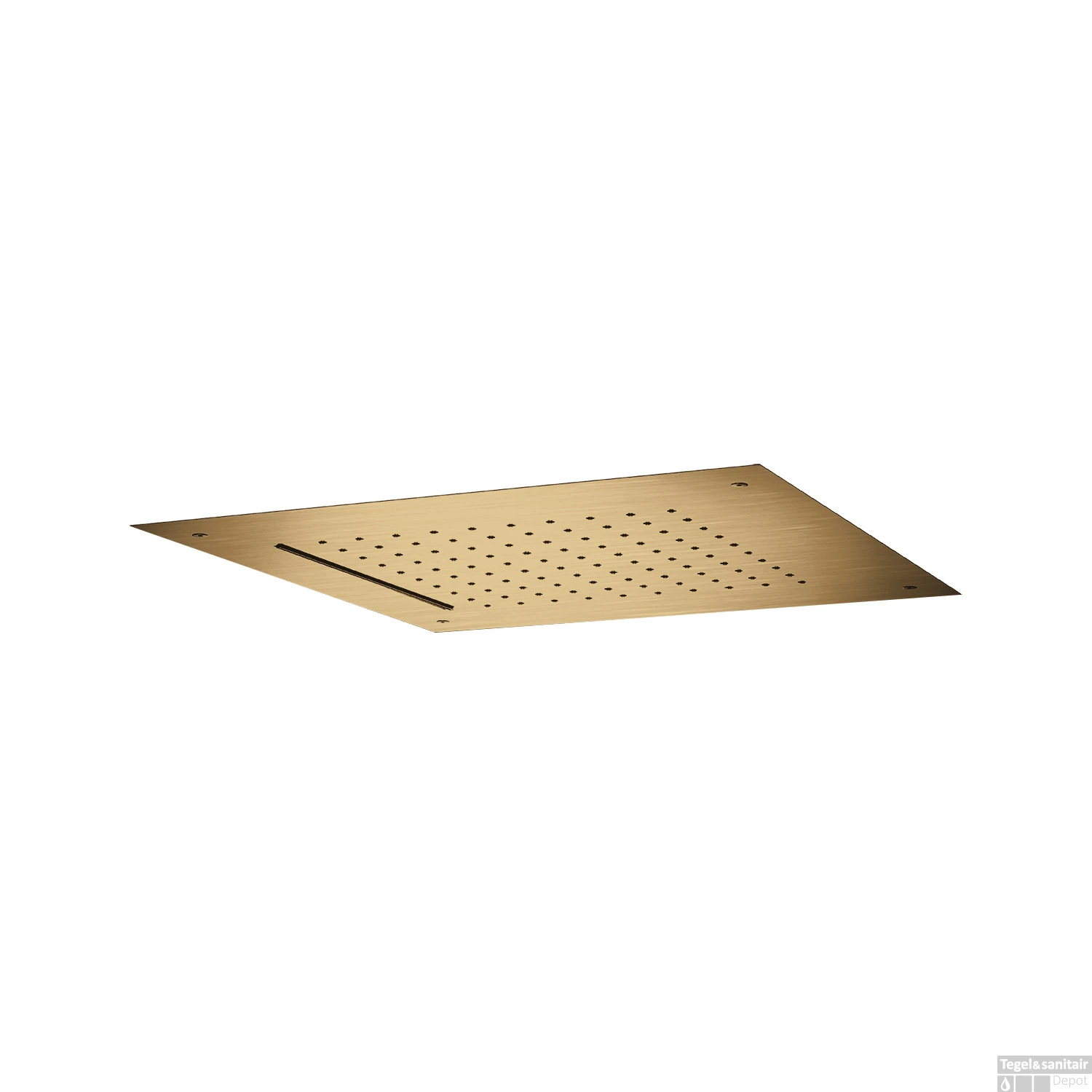 Hoofddouche Showerlicious Lagoo Nesso Met Cascade 43 X 43 Cm RVS Geborsteld Goud PVD 3 Hoofddouche Showerlicious Lagoo Nesso Met Cascade 43 X 43 Cm RVS Geborsteld Goud PVD