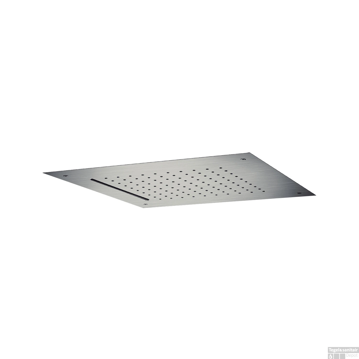 Hoofddouche Showerlicious Lagoo Nesso Met Cascade 43 X 43 Cm RVS Geborsteld Nikkel 3 Hoofddouche Showerlicious Lagoo Nesso Met Cascade 43 X 43 Cm RVS Geborsteld Nikkel