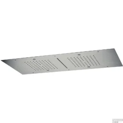 Hoofddouche Showerlicious Lagoo Nesso 2-Delig Met Cascade En Nevel Functie 95 X 40 Cm RVS Geborsteld Nikkel