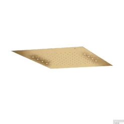 Hoofddouche LED It Rain Lagoo Nesso Multi Color LED Met Afstandsbediening 43 X 43 Cm RVS Geborsteld Goud PVD