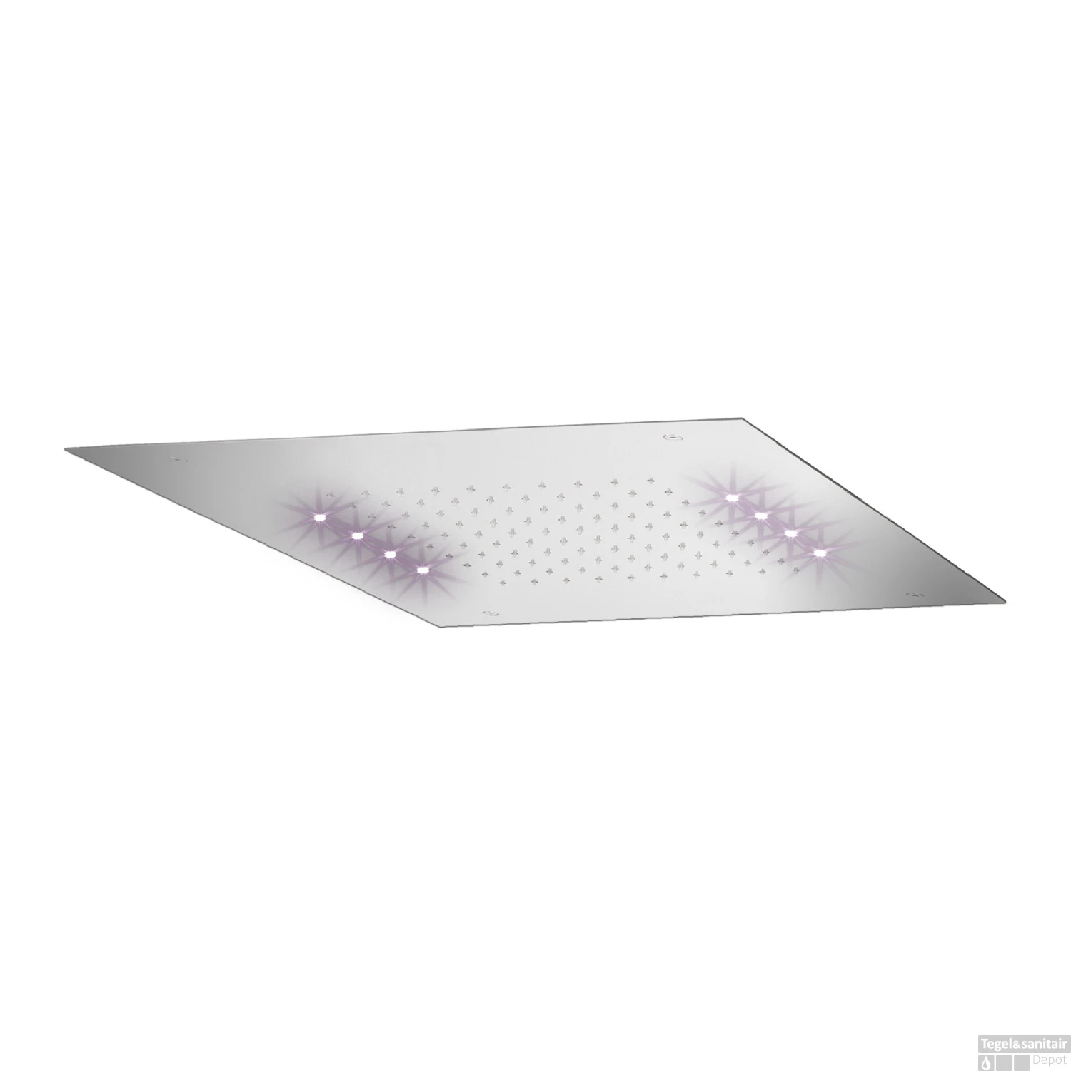 Hoofddouche LED It Rain Lagoo Nesso Multi Color LED Met Afstandsbediening 50 X 50 Cm RVS Chroom 3 Hoofddouche LED It Rain Lagoo Nesso Multi Color LED Met Afstandsbediening 50 X 50 Cm RVS Chroom