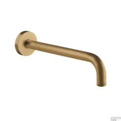 Wandarm Lagoo Nesso Rond 35 Cm RVS Geborsteld Goud