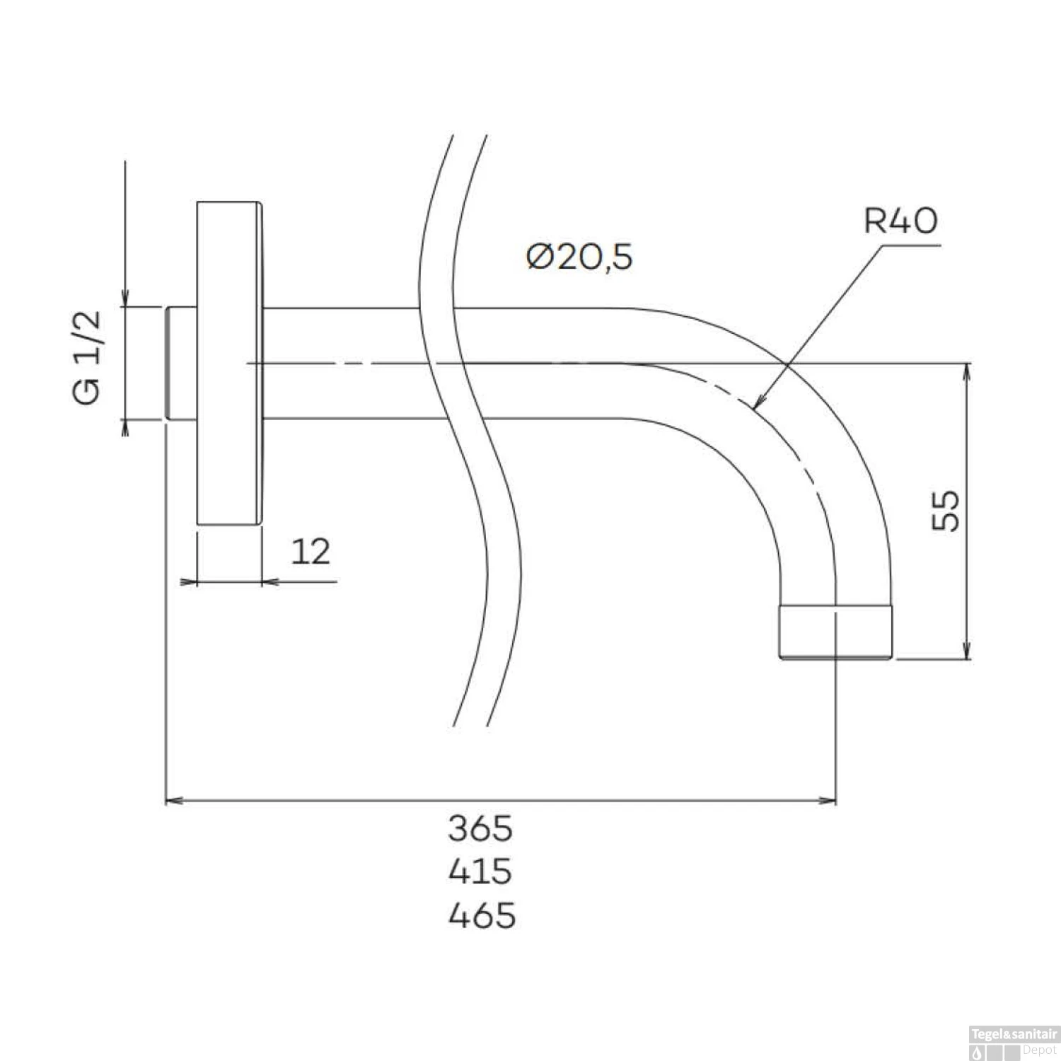 Wandarm Lagoo Nesso Rond 45 Cm RVS Geborsteld Koper PVD 4 Wandarm Lagoo Nesso Rond 45 Cm RVS Geborsteld Koper PVD - Afbeelding 2