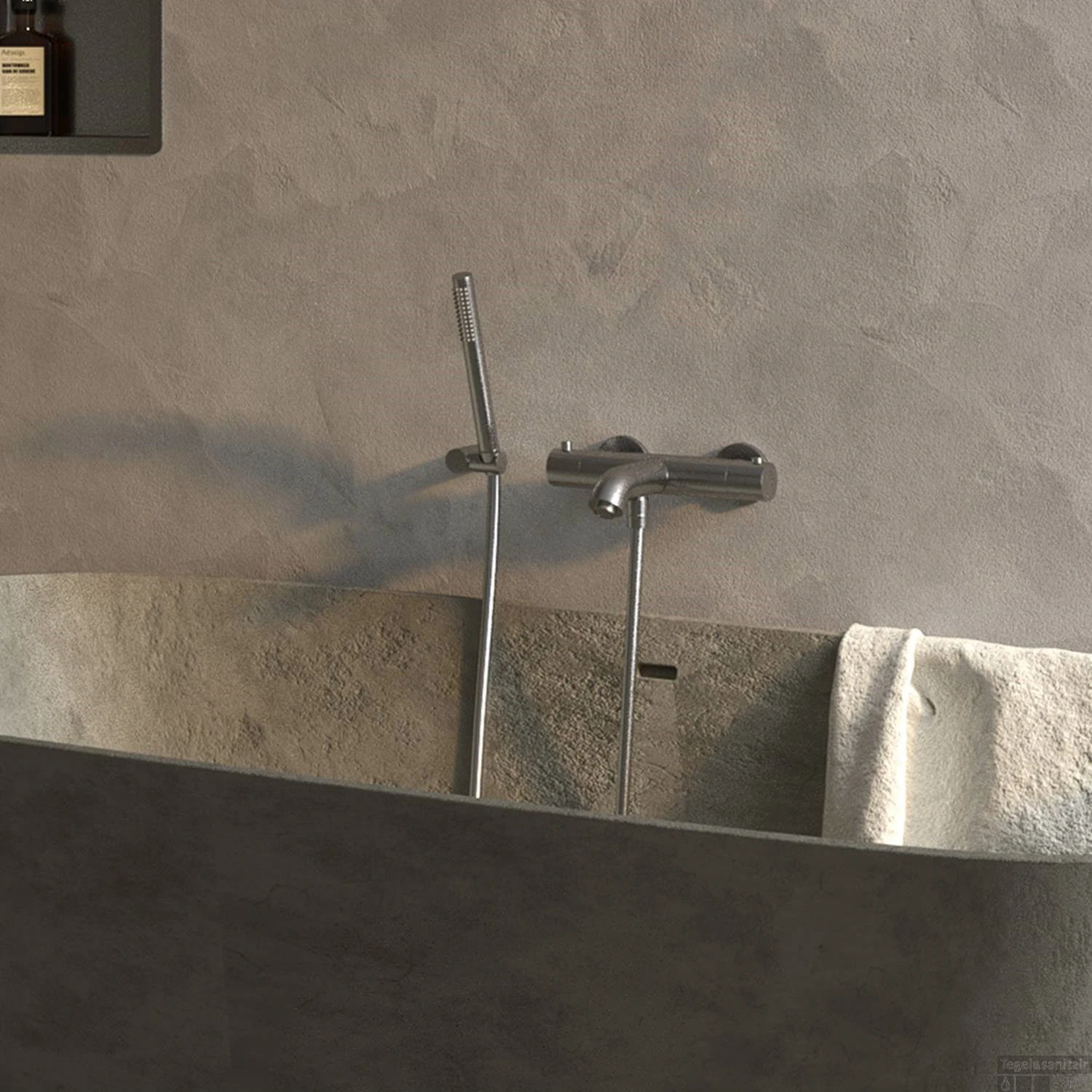 Opbouw Bad- En Douchekraan Brauer Brushed Thermostatisch Geborsteld RVS 4 Opbouw Bad- En Douchekraan Brauer Brushed Thermostatisch Geborsteld RVS - Afbeelding 2