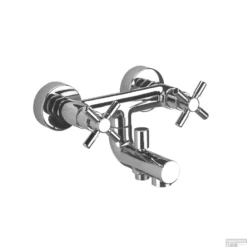 Opbouw Badkraan Herzbach Stilo Met Kruisgrepen Chroom