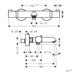 Opbouw Badthermostaat Ecostat Comfort Hansgrohe Chroom -Exporteren Badkamer Top Winkel opbouw badthermostaat ecostat comfort hansgrohe chroom tech