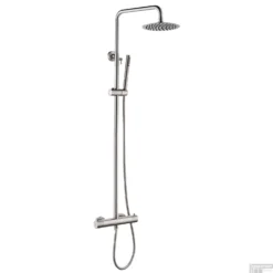 Opbouw Douchekraan Wiesbaden Met Thermostaatkraan En Hoofddouche RVS