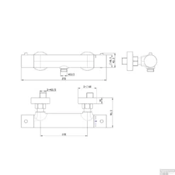 Opbouw Douchethermostaat Best Design Dijon Zagaro PVD Brons -Exporteren Badkamer Top Winkel opbouw douchethermostaat best design dijon zagaro pvd brons tech