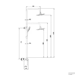 Opbouw Regendouche Set Boss & Wessing Copper 30 Cm Met Handdouche Geborsteld Koper -Exporteren Badkamer Top Winkel opbouw regendouche set bws copper 30 cm met handdouche geborsteld koper tech