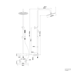 Opbouw Regendoucheset Wiesbaden Caral Thermostatische Mengkraan Gunmetal PVD Coating -Exporteren Badkamer Top Winkel opbouw regendoucheset wiesbaden caral thermostatische mengkraan gunmetal 29.7957 tech