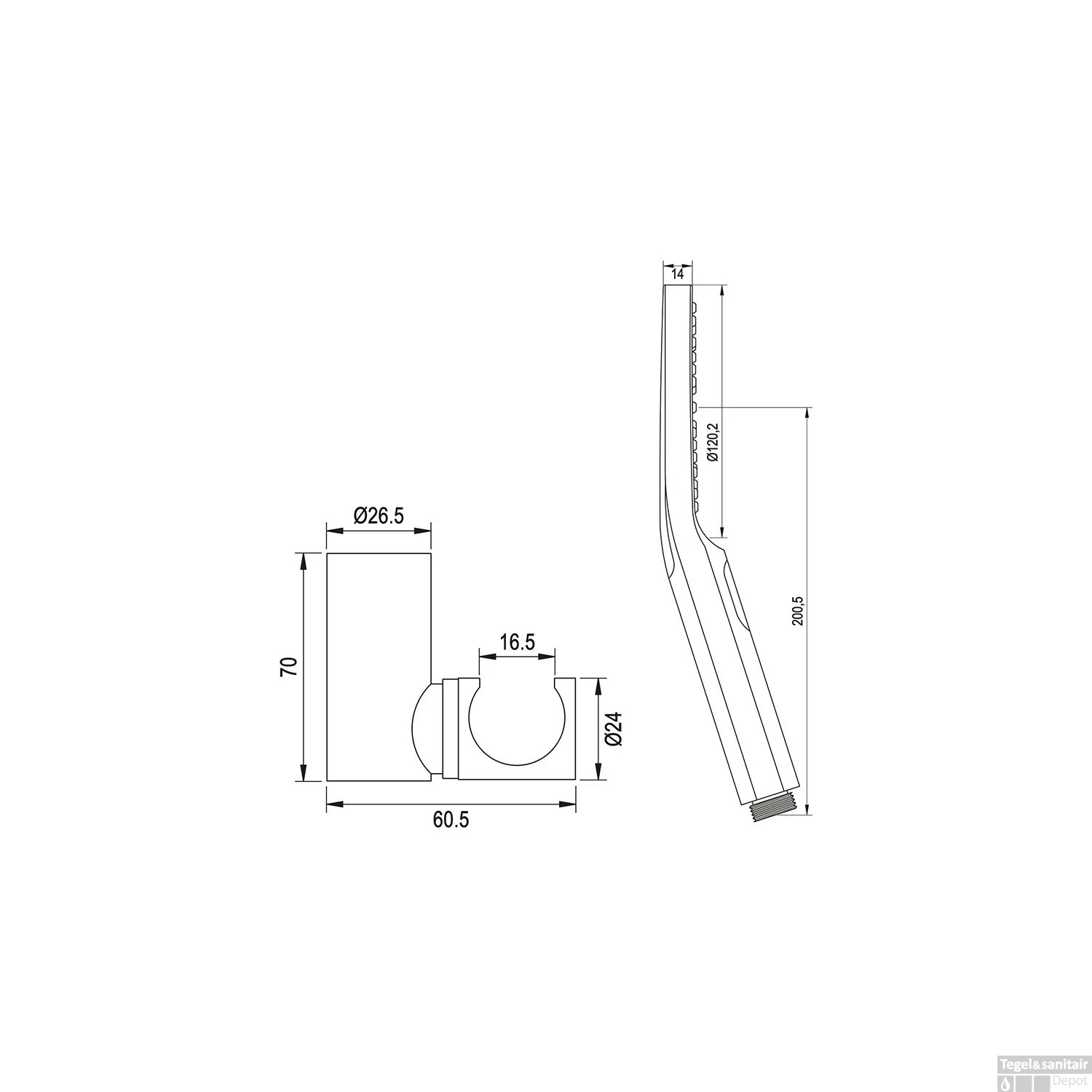 Opbouwset Bad- En Douchekraan Brauer Chrome Edition Thermostatisch Met Wandhouder En Handdouche 3 Standen Chroom 9 Opbouwset Bad- En Douchekraan Brauer Chrome Edition Thermostatisch Met Wandhouder En Handdouche 3 Standen Chroom - Afbeelding 7