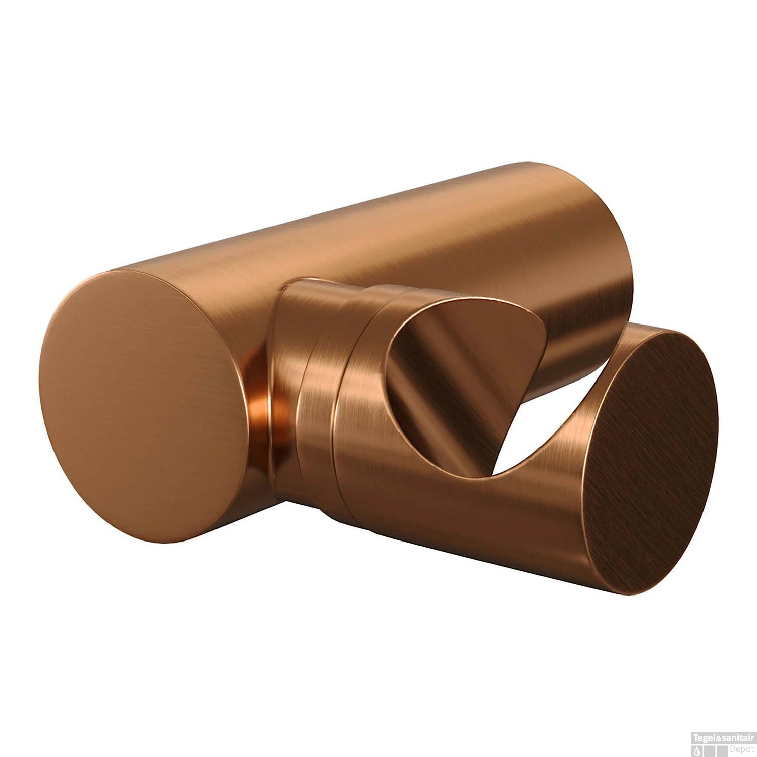 Opbouwset Bad- En Douchekraan Brauer Copper Carving Thermostatisch Met Wandhouder Geborsteld Koper - Afbeelding 5