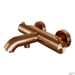 Opbouwset Bad- En Douchekraan Brauer Copper Edition Thermostatisch Met Wandhouder Geborsteld Koper 12 Opbouwset Bad- En Douchekraan Brauer Copper Edition Thermostatisch Met Wandhouder Geborsteld Koper -Exporteren Badkamer Top Winkel opbouwset bad en douchekraan brauer copper edition thermostatisch met wandhouder geborsteld koper shop1