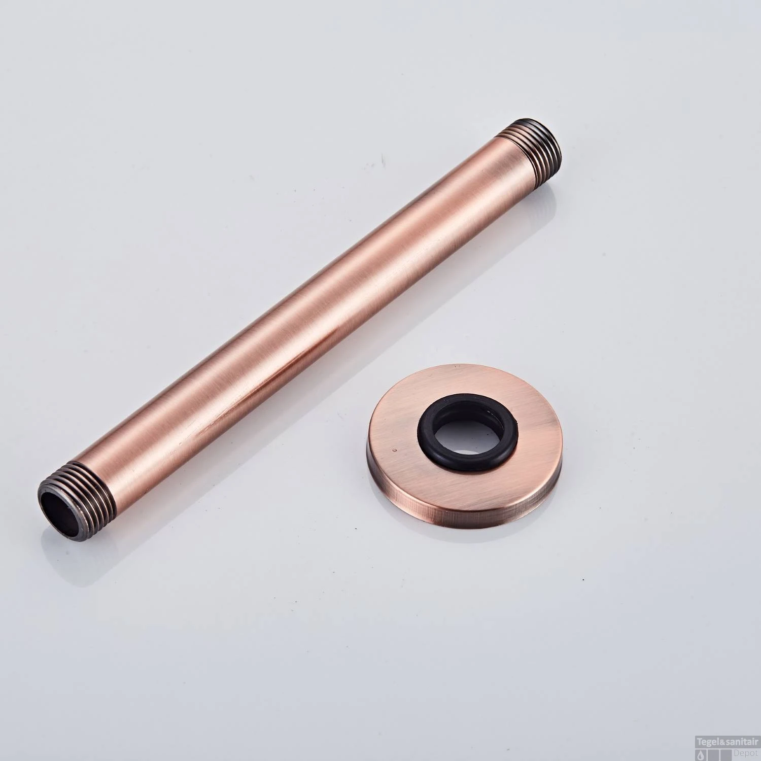 Plafond Douchearm BWS Koper 20 Cm Geborsteld Koper 3 Plafond Douchearm BWS Koper 20 Cm Geborsteld Koper