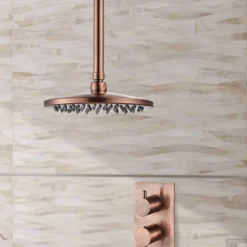 Plafond Douchearm BWS Koper 20 Cm Geborsteld Koper 5 Plafond Douchearm BWS Koper 20 Cm Geborsteld Koper -Exporteren Badkamer Top Winkel plafond douchearm bws koper geborsteld koper sfeer