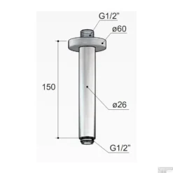 Plafonduitloop Hotbath Mate 15 Cm Rond Chroom 5 Plafonduitloop Hotbath Mate 15 Cm Rond Chroom -Exporteren Badkamer Top Winkel plafonduitloop hotbath mate 15 cm rond chroom tech