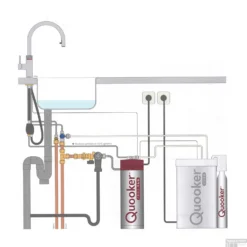 Quooker Cube Flex RVS Met Pro3-VAQ Boiler -Exporteren Badkamer Top Winkel pro3 met cube en flex