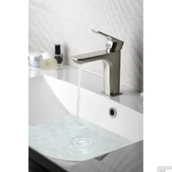 Wastafelmengkraan Sapho Spy 1-hendel Recht 16.7 Cm Geborsteld Nikkel -Exporteren Badkamer Top Winkel py02 16 wastafelmengkraan sapho spy 1 hendel recht 16.7 cm rvs 2