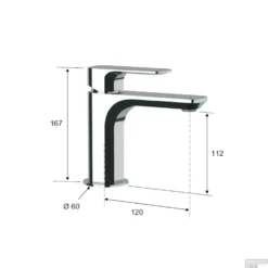 Wastafelmengkraan Sapho Spy 1-hendel Recht 16.7 Cm Geborsteld Nikkel -Exporteren Badkamer Top Winkel py02 16 wastafelmengkraan sapho spy 1 hendel recht 16.7 cm rvs 6