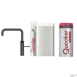 Quooker Cube Fusion Square Mat Zwart Met Pro3-VAQ Boiler