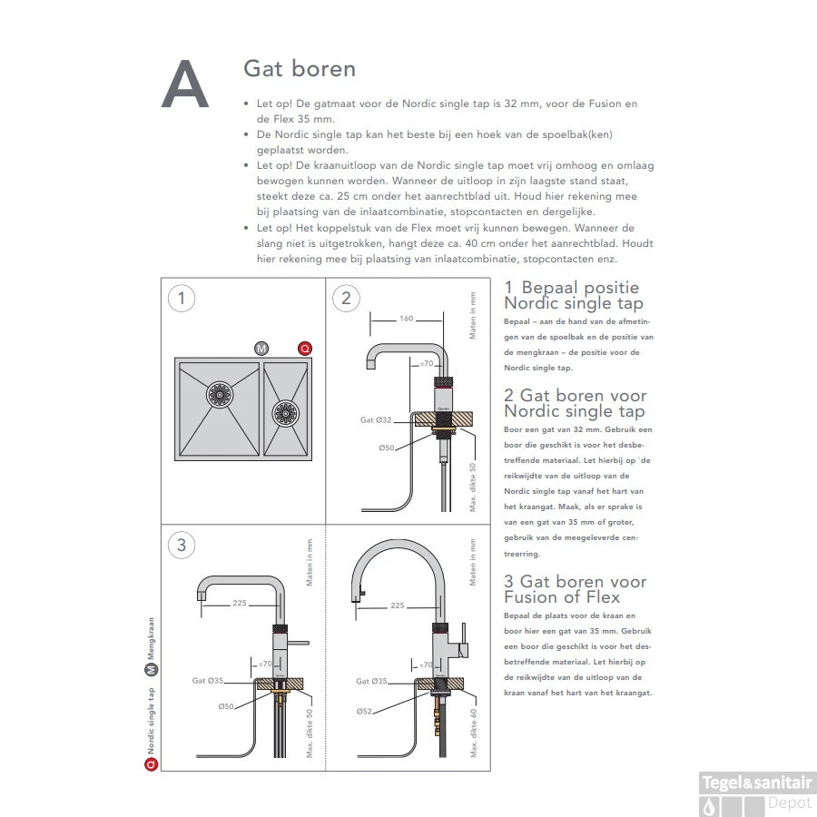 Quooker Kokendwaterkraan Nordic Round Single Tap Chroom 5 Quooker Kokendwaterkraan Nordic Round Single Tap Chroom - Afbeelding 3