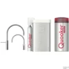 Quooker Cube Nordic Round Twintaps Chroom Met Combi+ Boiler -Exporteren Badkamer Top Winkel quooker nordic round twintaps kokendwaterkraan met combi reservoir en cube chroom 2
