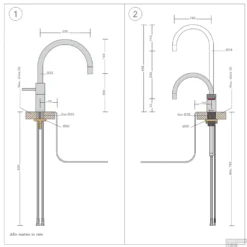 Quooker Nordic Round Twintaps Met Combi Boiler RVS 14 Quooker Nordic Round Twintaps Met Combi Boiler RVS -Exporteren Badkamer Top Winkel quooker nordic round twintaps met combi boiler rvs tech