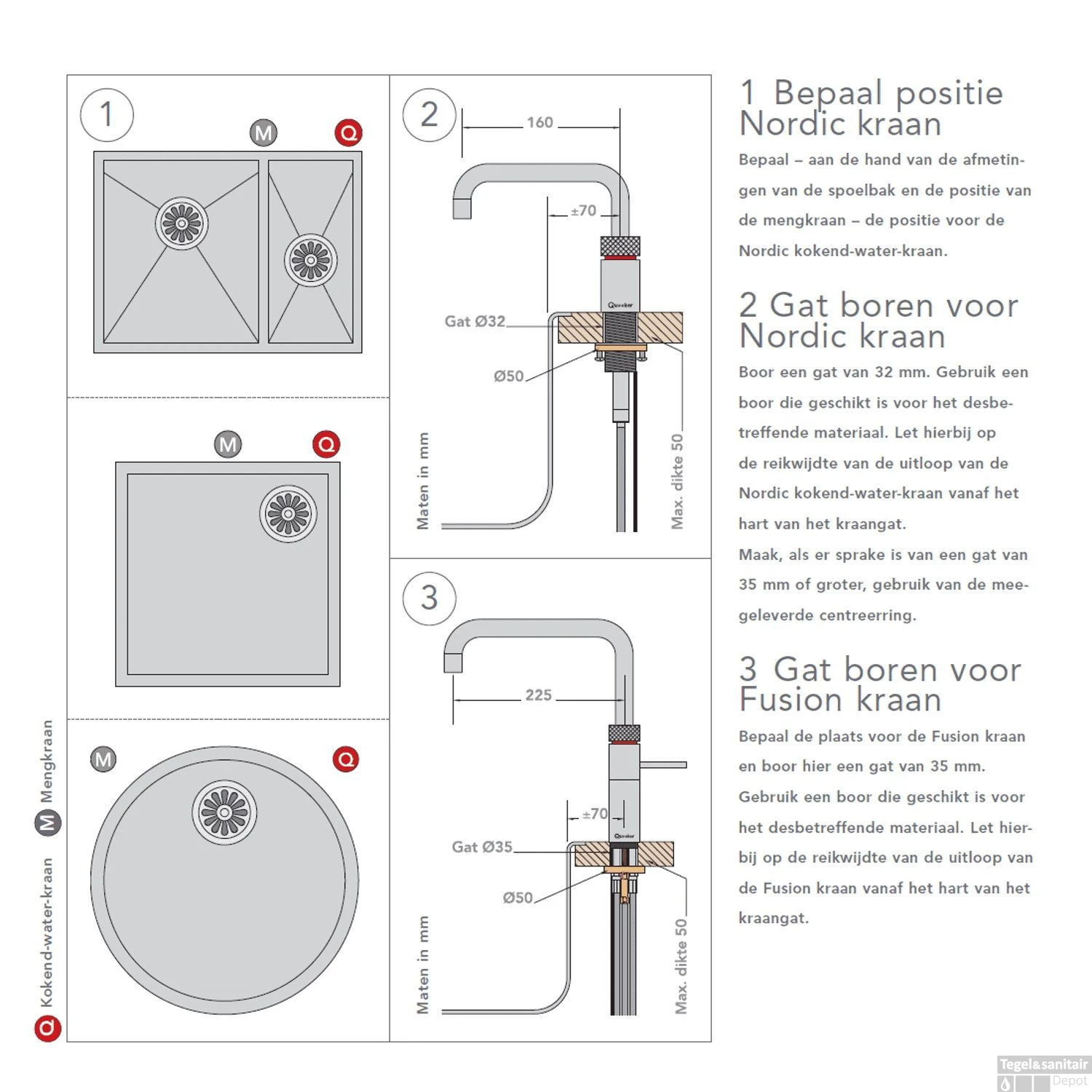 Quooker Nordic Round Twintaps Met PRO3 VAQ-E Boiler Chroom 9 Quooker Nordic Round Twintaps Met PRO3 VAQ-E Boiler Chroom - Afbeelding 7
