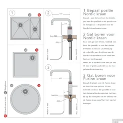 Quooker Fusion Square Chroom Met Combi + Boiler -Exporteren Badkamer Top Winkel quooker pro3 technisch 2 1 16