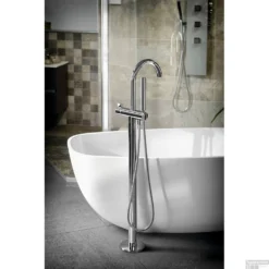 Vrijstaande Badmengkraan Sapho Rhapsody 107.7 Cm Met Handdouche Chroom -Exporteren Badkamer Top Winkel r5018 vrijstaande badmengkraan sapho rhapsody 107.7 cm met handdouche chroom 7