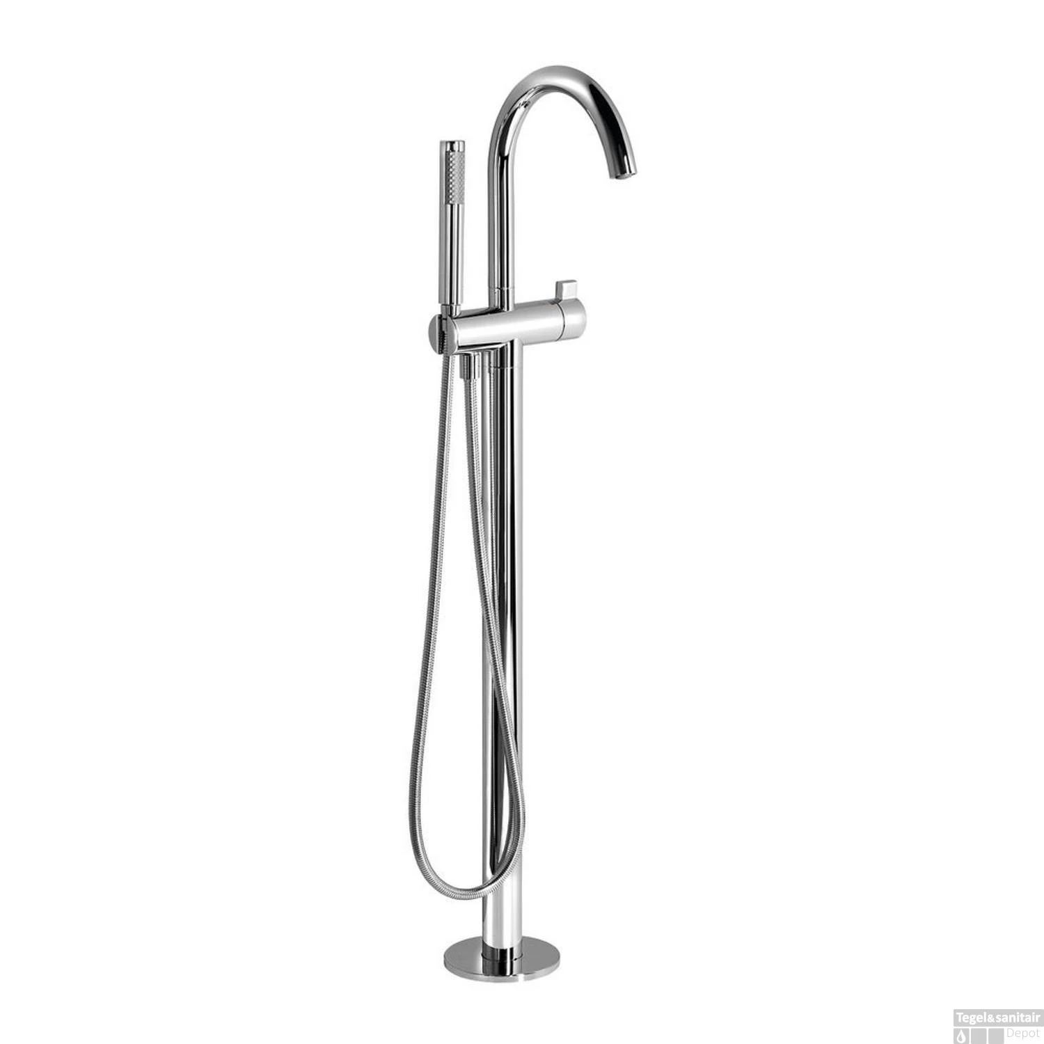 Vrijstaande Badmengkraan Sapho Rhapsody 107.7 Cm Met Handdouche Chroom