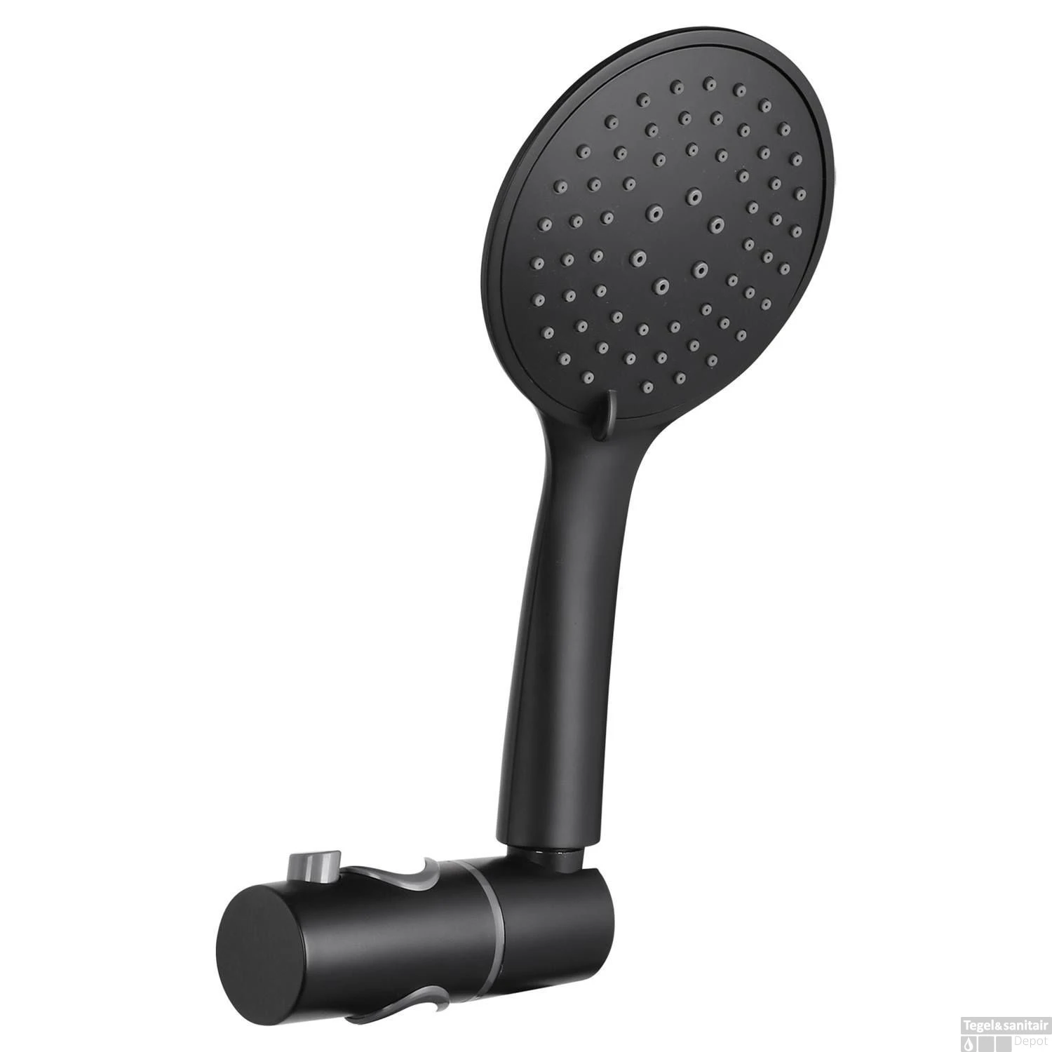 Differnz Regendouche | Thermoline | 25cm Stortdouche Met Handdouche | Opbouw | Mat Zwart - Afbeelding 4