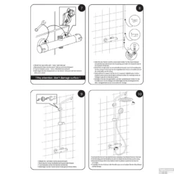 Differnz Regendouche | Thermoline | 25cm Stortdouche Met Handdouche | Opbouw | Mat Zwart -Exporteren Badkamer Top Winkel regendouche differnz thermoline 25 cm stortdouche met handdouche mat zwart extra