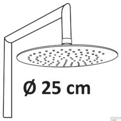 Differnz Regendouche | Thermoline | 25cm Stortdouche Met Handdouche | Opbouw | Mat Zwart -Exporteren Badkamer Top Winkel regendouche differnz thermoline 25 cm stortdouche met handdouche mat zwart tech4