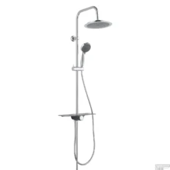 Regendouche Opbouwset Schutte Aquastar 5 Functies Met Planchet Chroom Antraciet