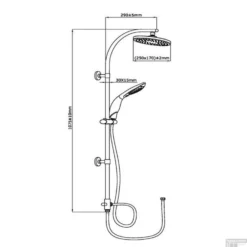 Regendouche Opbouwset Schütte Gran Canaria Ovalen Stortdouche Glijstang 108 Cm Chroom -Exporteren Badkamer Top Winkel regendouche opbouwset schutte gran canaria tech