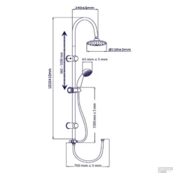 Regendouche Opbouwset Schütte Jamaica Fresh Stortdouche Chroom -Exporteren Badkamer Top Winkel regendouche opbouwset schutte jamaica fresh 60057 tech