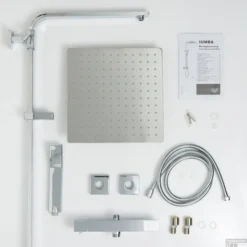 Regendouche Opbouwset Schütte Sumba Met Thermostaatkraan Hart-op-hart 15 Cm Chroom -Exporteren Badkamer Top Winkel regendouche opbouwset schutte sumba 60049 detail4