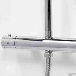 Regendoucheset Opbouw Aqualux Mono 140 Cm Met Thermostaatkraan Chroom 13 Regendoucheset Opbouw Aqualux Mono 140 Cm Met Thermostaatkraan Chroom -Exporteren Badkamer Top Winkel regendoucheset aqualux mono 140 cm detail1