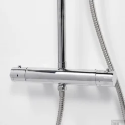 Regendoucheset Opbouw Aqualux Mono 140 Cm Met Thermostaatkraan Chroom 14 Regendoucheset Opbouw Aqualux Mono 140 Cm Met Thermostaatkraan Chroom -Exporteren Badkamer Top Winkel regendoucheset aqualux mono 140 cm detail2