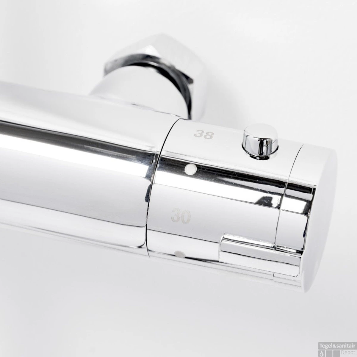 Regendoucheset Opbouw Aqualux Mono 140 Cm Met Thermostaatkraan Chroom 10 Regendoucheset Opbouw Aqualux Mono 140 Cm Met Thermostaatkraan Chroom - Afbeelding 8