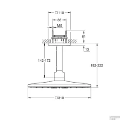 Regendoucheset Grohe Rainshower SmartActive Cube 31 Cm Met Plafondarm Cool Sunrise Geborsteld 5 Regendoucheset Grohe Rainshower SmartActive Cube 31 Cm Met Plafondarm Cool Sunrise Geborsteld -Exporteren Badkamer Top Winkel regendoucheset grohe rainshower smartactive cube 31 cm met plafondarm cool sunrise geborsteld tech