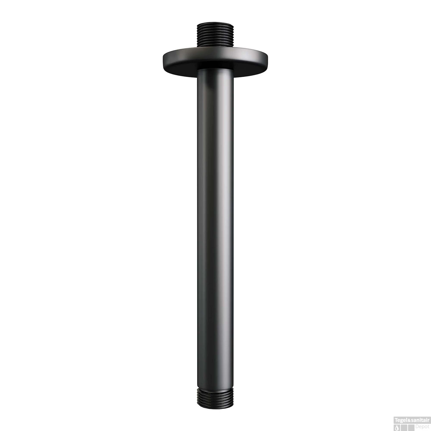 Regendoucheset Inbouw Brauer Black Carving Thermostatisch 30cm Met 3-Weg Omstelling, Plafondarm, Glijstang En Handdouche 3-Standen Mat Zwart - Afbeelding 6